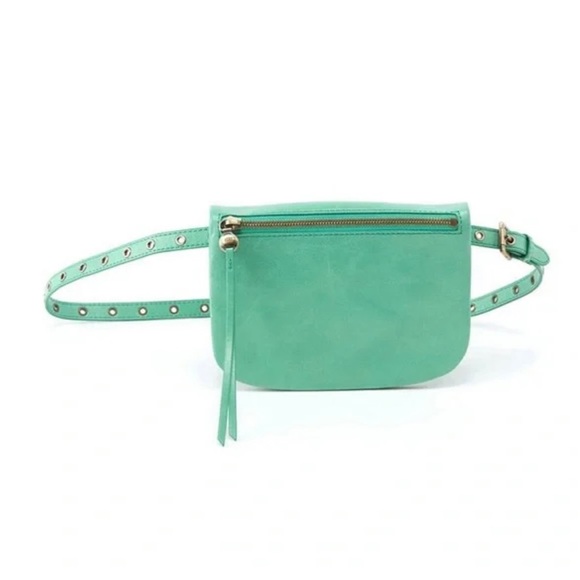 Hobo Saunter Leather Belt Bag Mint Green - Picture 3 of 14